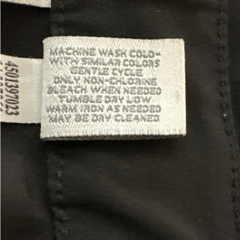 Chico’s Zenergy Black Cargo Bungee Pants Sz 2 (US 12/L) Lightweight Travel - Picture 10 of 10